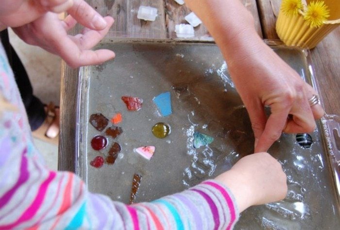 Простой и красивый декор для сада