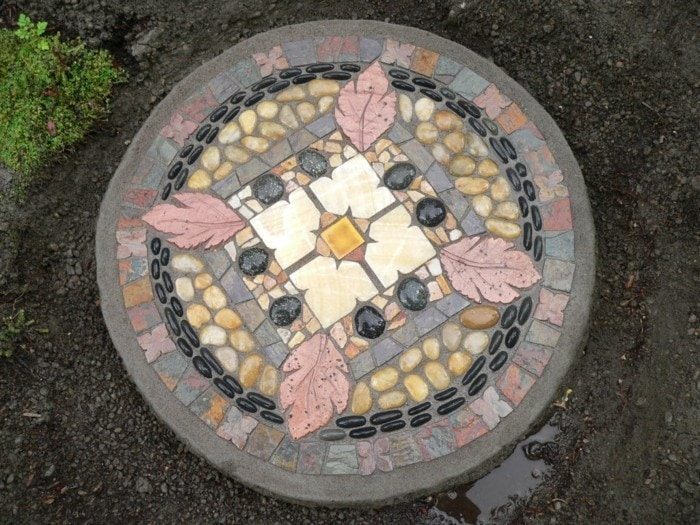 Простой и красивый декор для сада