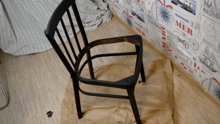 Реставрация старого стула