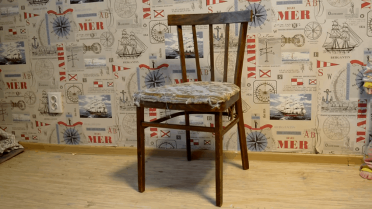 Реставрация старого стула