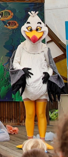 Ростовая кукла чайка Скатл и невозможно восхитительная ведьма Урсула!!!!