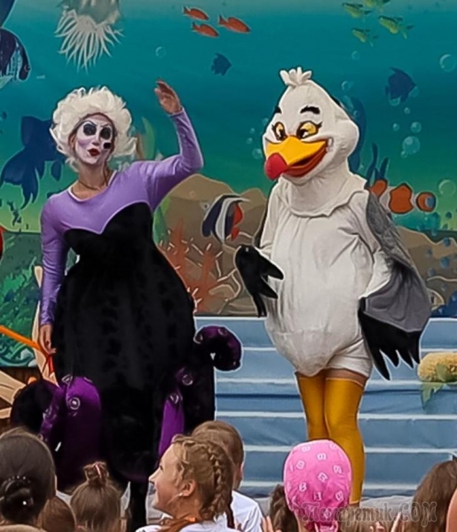 Ростовая кукла чайка Скатл и невозможно восхитительная ведьма Урсула!!!!