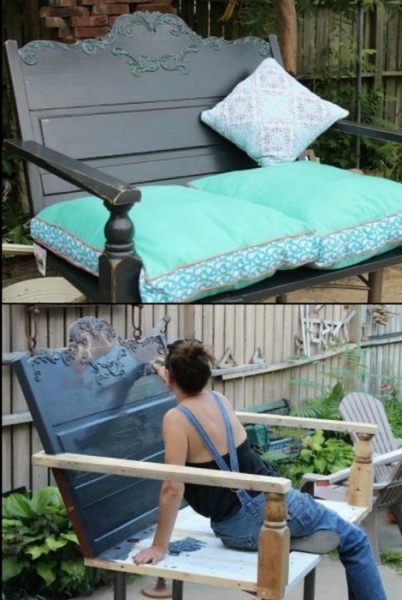 Садовая мебель, которую можно сделать своими руками