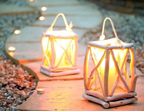 Садовый светильник своими руками — оригинальные идеи освещения