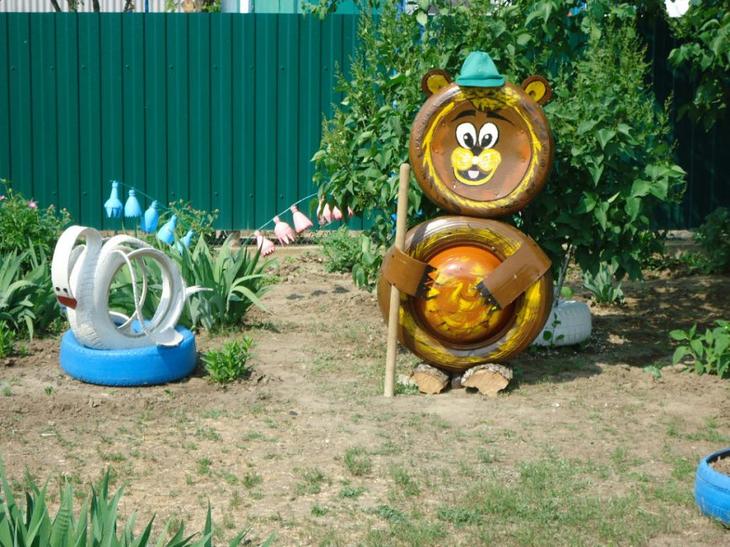 Создаем садовые фигуры своими руками