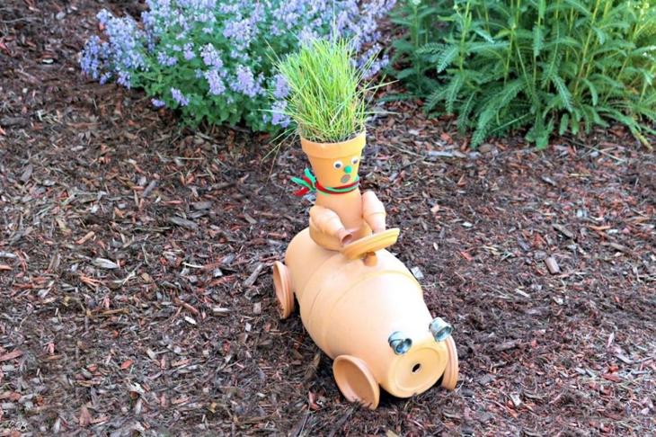 Создаем садовые фигуры своими руками