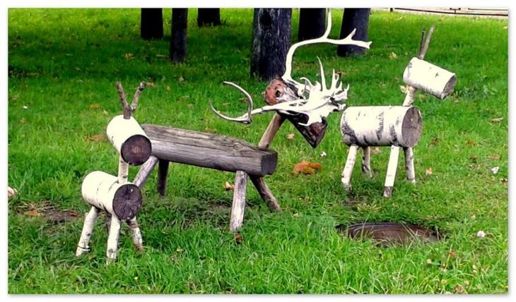 Создаем садовые фигуры своими руками