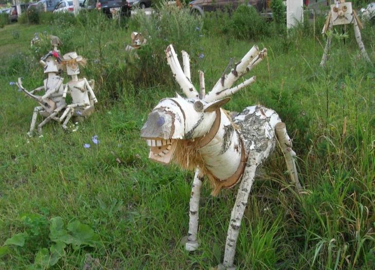 Создаем садовые фигуры своими руками