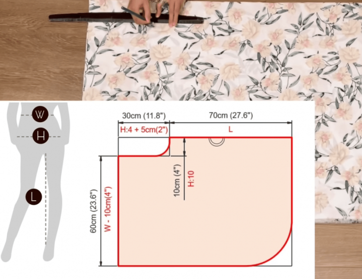 Стильные брюки-юбка с запахом за 1 час