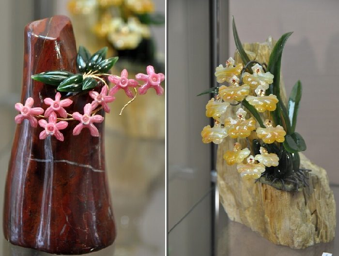 Уникальный райский сад из самоцветов