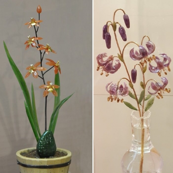 Уникальный райский сад из самоцветов