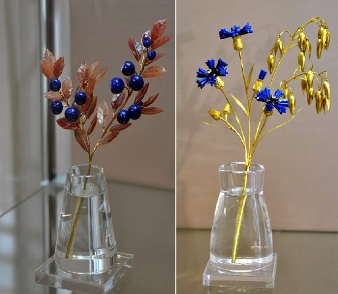 Уникальный райский сад из самоцветов