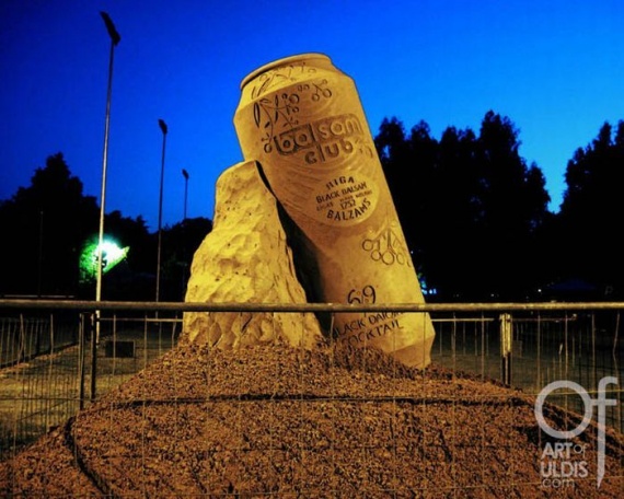 Великолепные скульптуры из песка