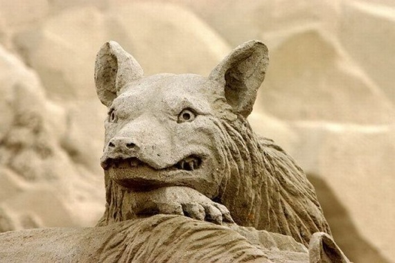 Великолепные скульптуры из песка
