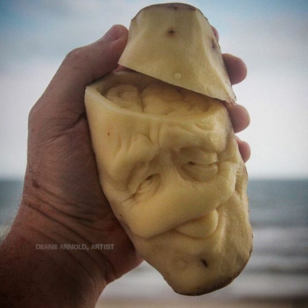 Забавные персонажи из овощей и фруктов