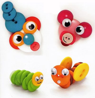 100 идей использования пуговиц