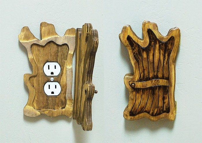 15 оригинальных способов замаскировать электропровода и розетки