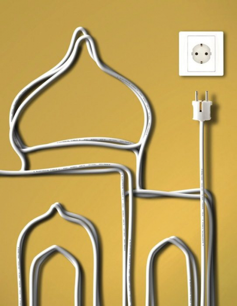 15 оригинальных способов замаскировать электропровода и розетки