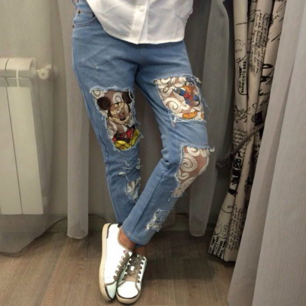 15 свежих идей переделки старых джинсов