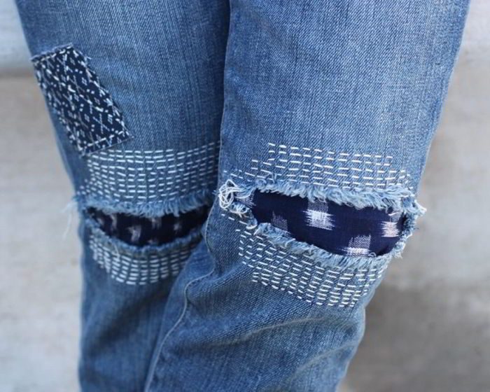 15 свежих идей переделки старых джинсов