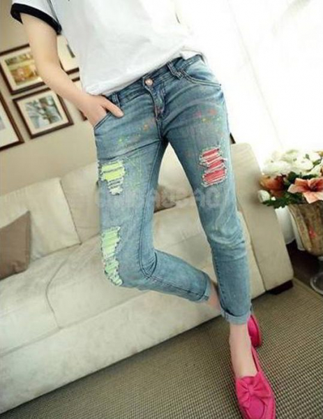 15 свежих идей переделки старых джинсов