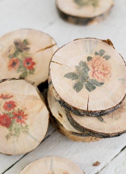 15 Уникальных подставок под чашки, которые можно сделать самостоятельно