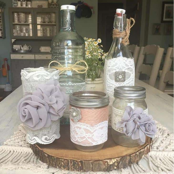 20 очаровательных идей использования кружева в интерьере