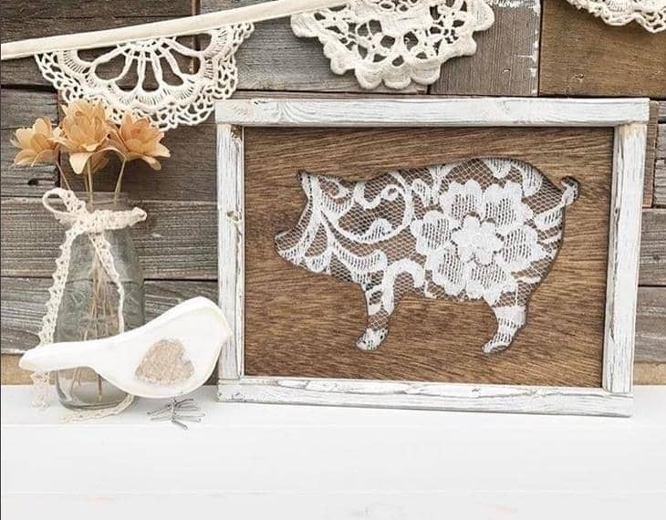 20 очаровательных идей использования кружева в интерьере