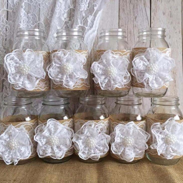 20 очаровательных идей использования кружева в интерьере