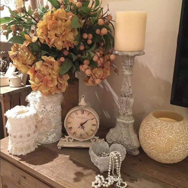 20 очаровательных идей использования кружева в интерьере