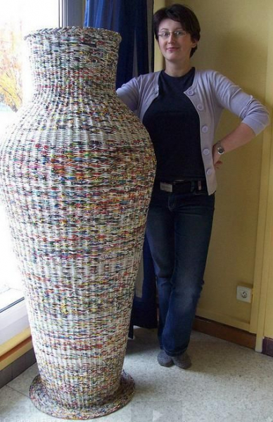 20 оригинальных вещей, которые можно сплести из бумажной соломки