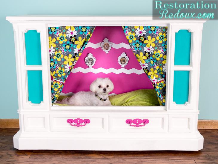 25 потрясающих спальных мест для собак своими руками