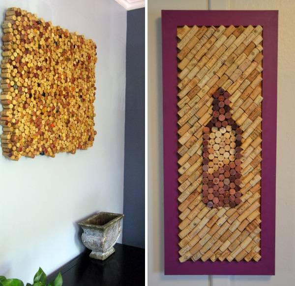 30 красивых поделок для дома из винных пробок