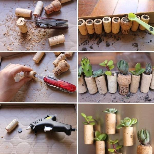 30 красивых поделок для дома из винных пробок