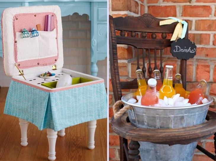 30 удивительных идей переделки стульев