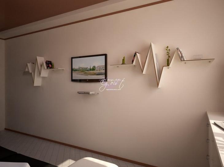 30 великолепных идей дизайна современных полок