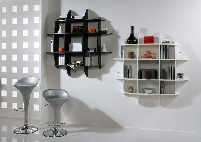 30 великолепных идей дизайна современных полок