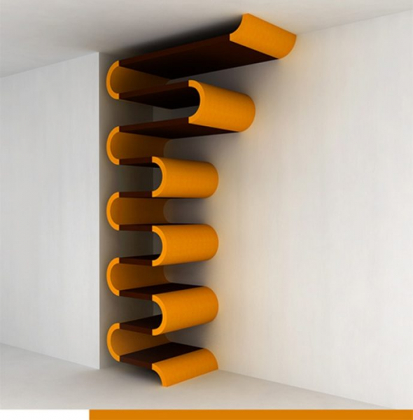 30 великолепных идей дизайна современных полок