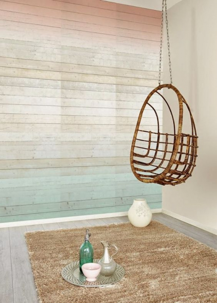 33 примера стен с эффектом омбре своими руками