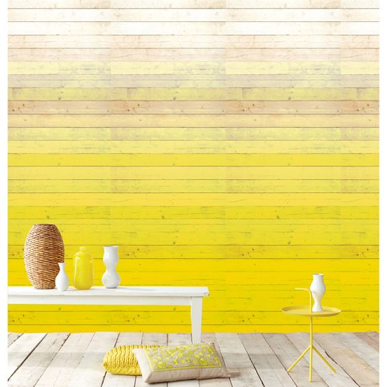 33 примера стен с эффектом омбре своими руками