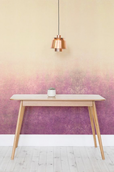 33 примера стен с эффектом омбре своими руками