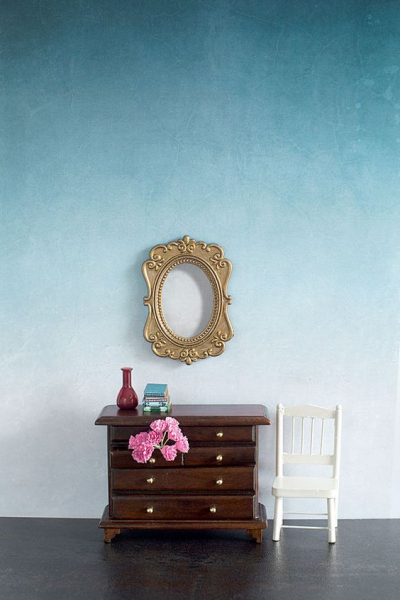 33 примера стен с эффектом омбре своими руками