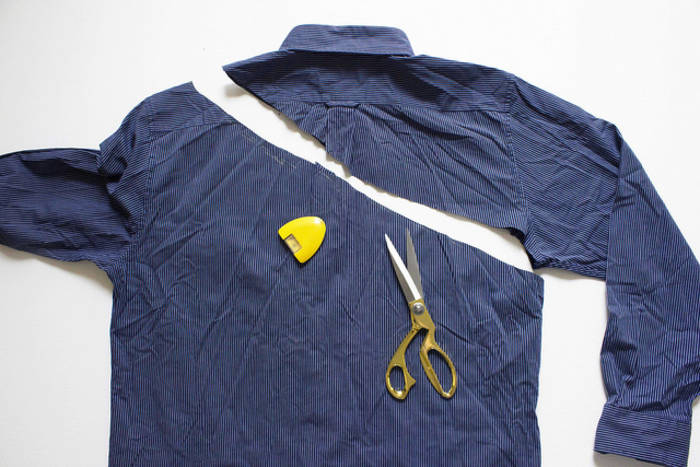 5 летних блуз и платьев из старой мужской рубашки