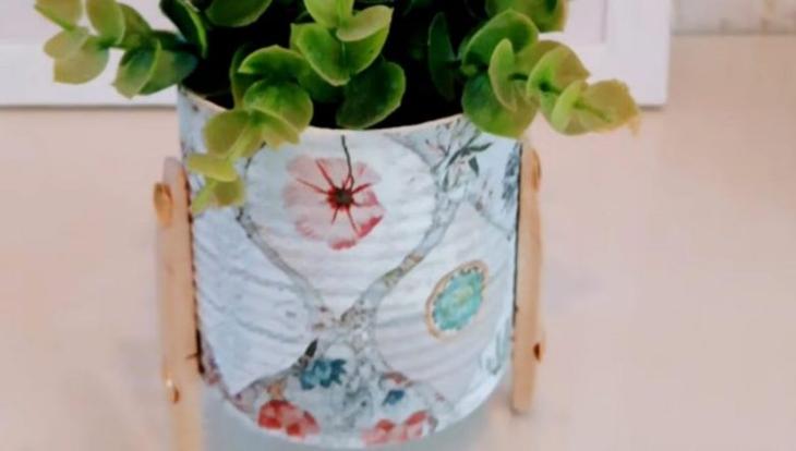 Чарующий декор из консервных банок