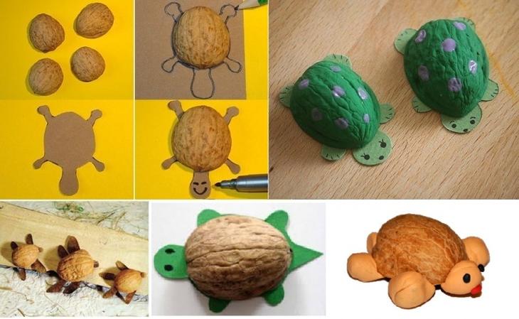 Что можно сделать из ореховой скорлупы: 25+ поделок - мастер-класс
