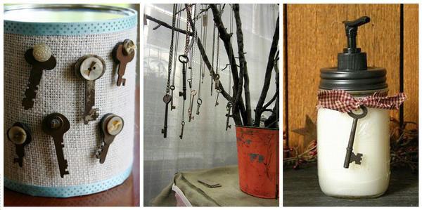 Что можно сделать из старых ключей: идеи для дома