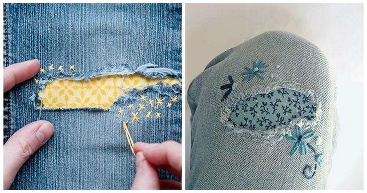 Дырка на одежде — повод креативных заплаток: 18 ярких идей