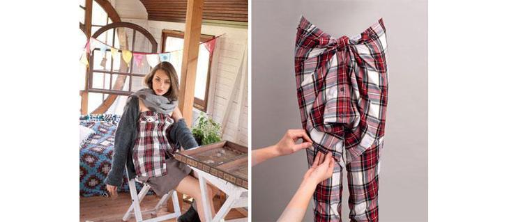 Идеи переделок из мужских рубашек