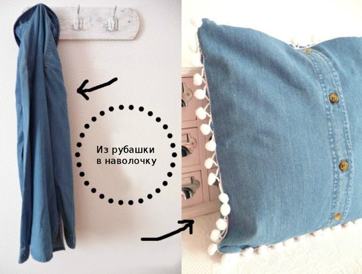 Идеи переделок из мужских рубашек