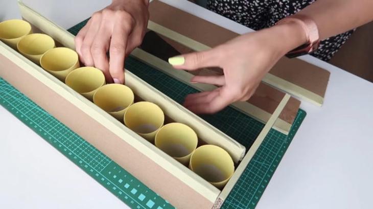 Идея применения картона и втулок